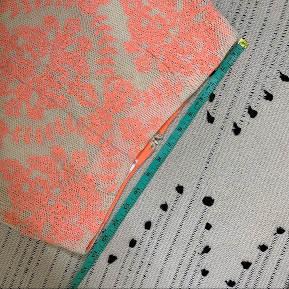 J.O.A Los Angeles Woven Embroidered Neon Skirt - Picture 6 of 10